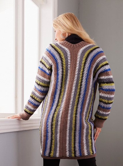 Patron de veste à point glissé