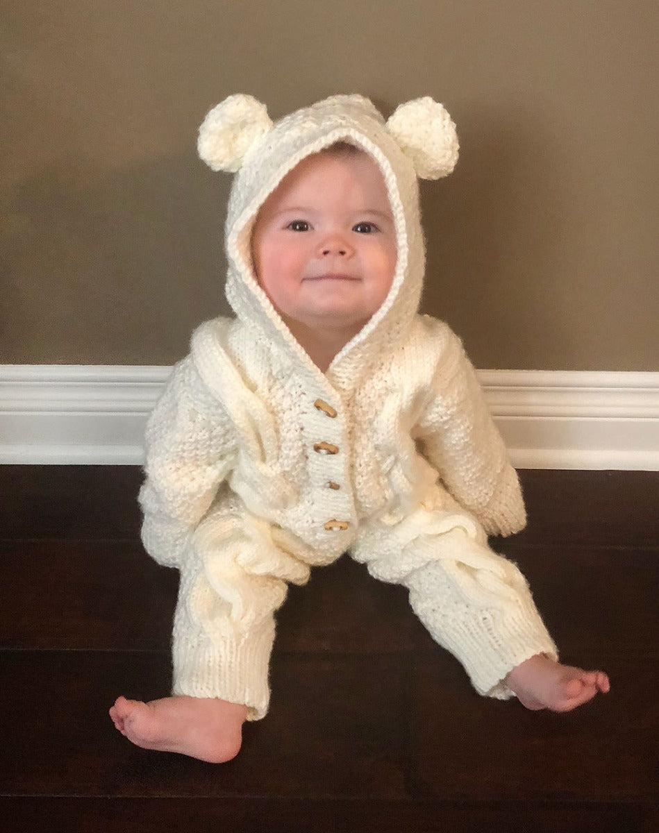 Barboteuse ours câblée