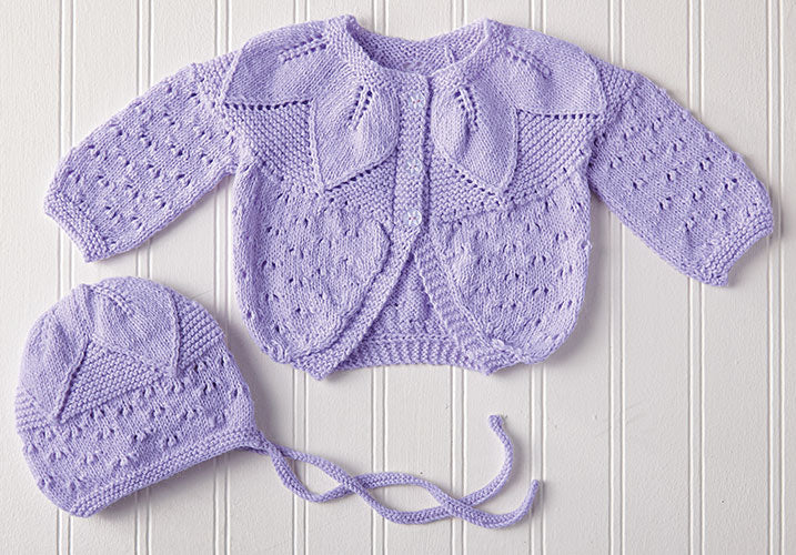 Leaf Yoke Shrug and Hat