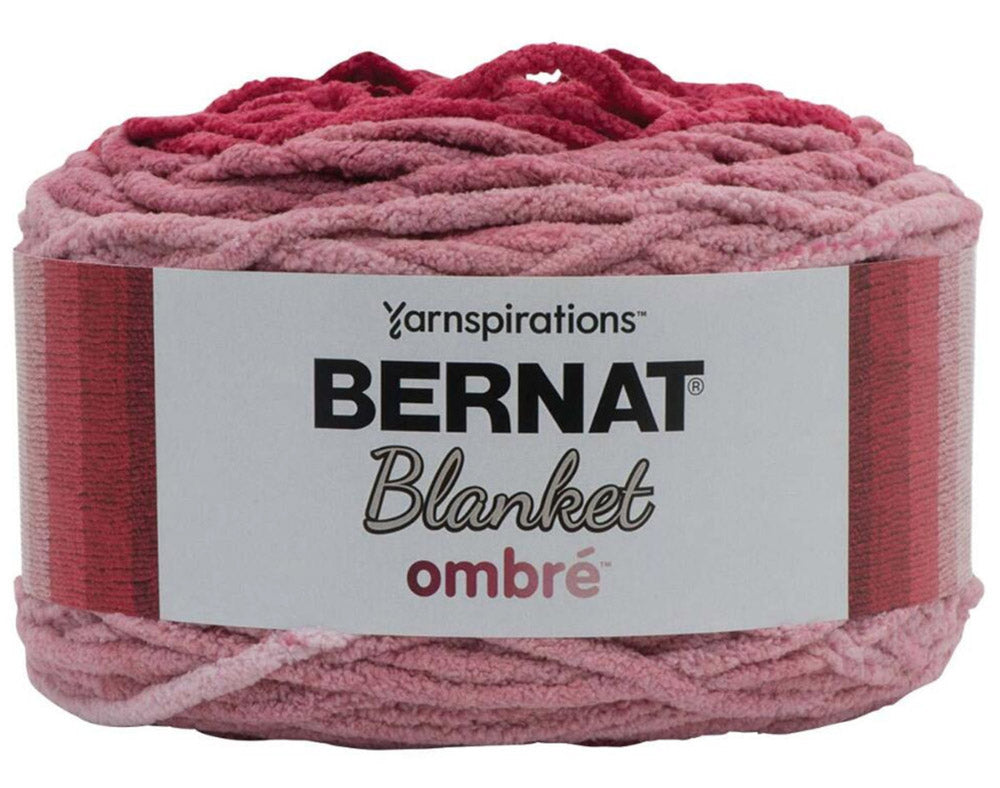Bernat Blanket Yarn Crochet Value Pack with Canvas Bag in Moss/Forest Sage | by Yarnspirations