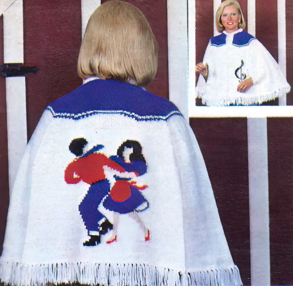 Patrón de capa de azada