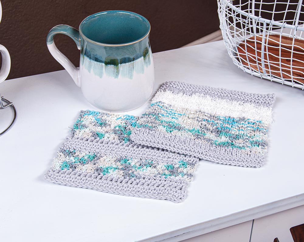 Modèle gratuit de torchon en tricot ou en crochet