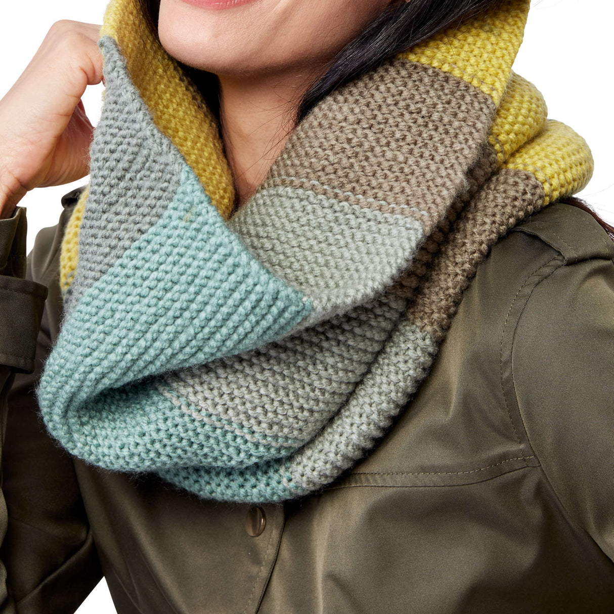 Free Knit Garter Stitch Cowl Pattern