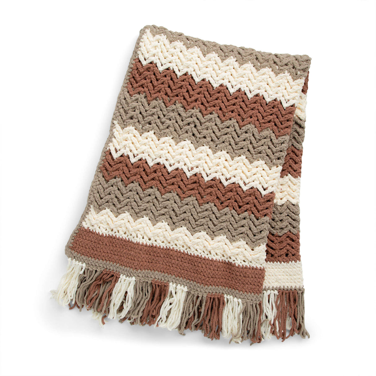 Free Herringbone Crochet Blanket Pattern