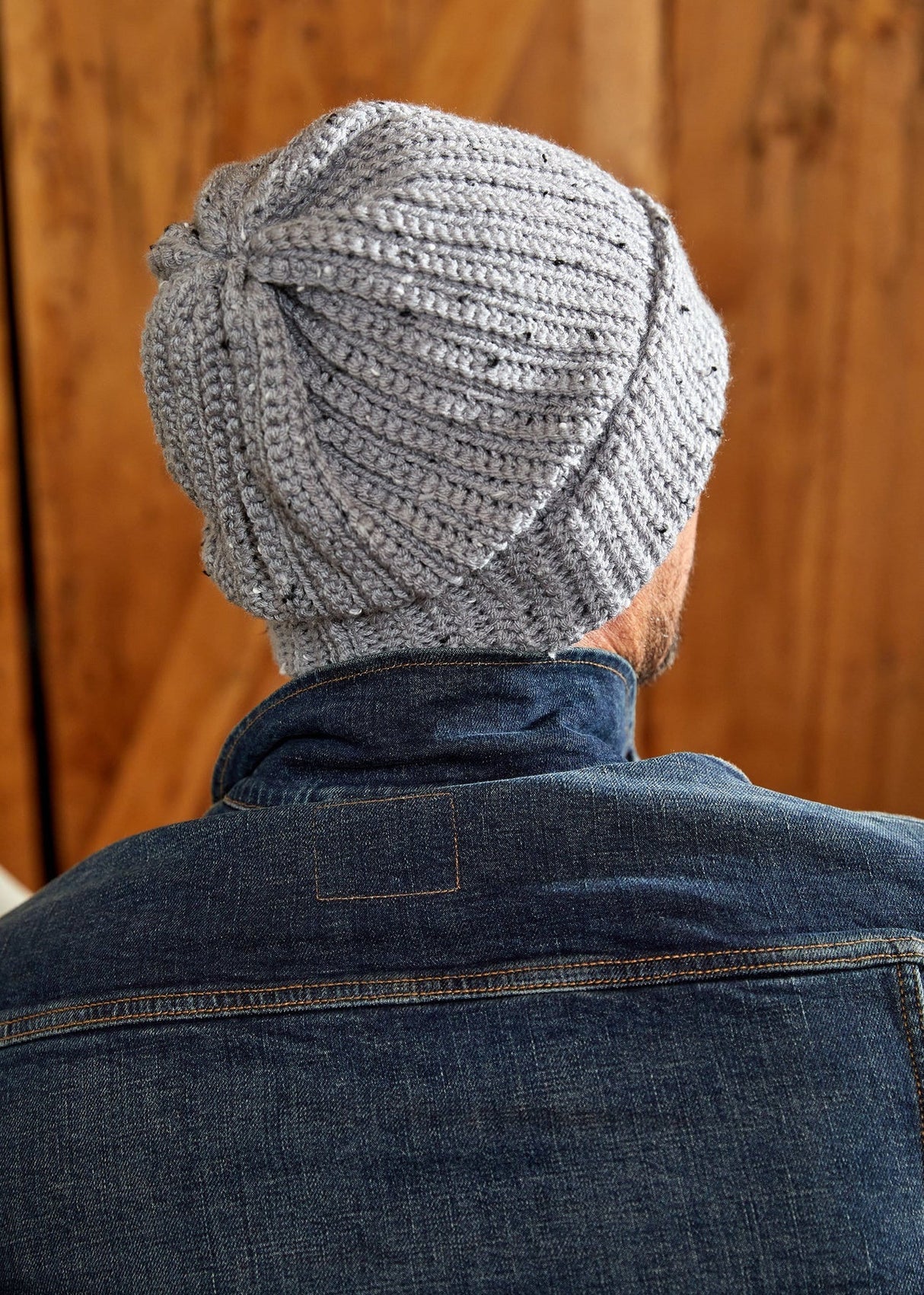 Free Tweed Ribbed Crochet Beanie Pattern