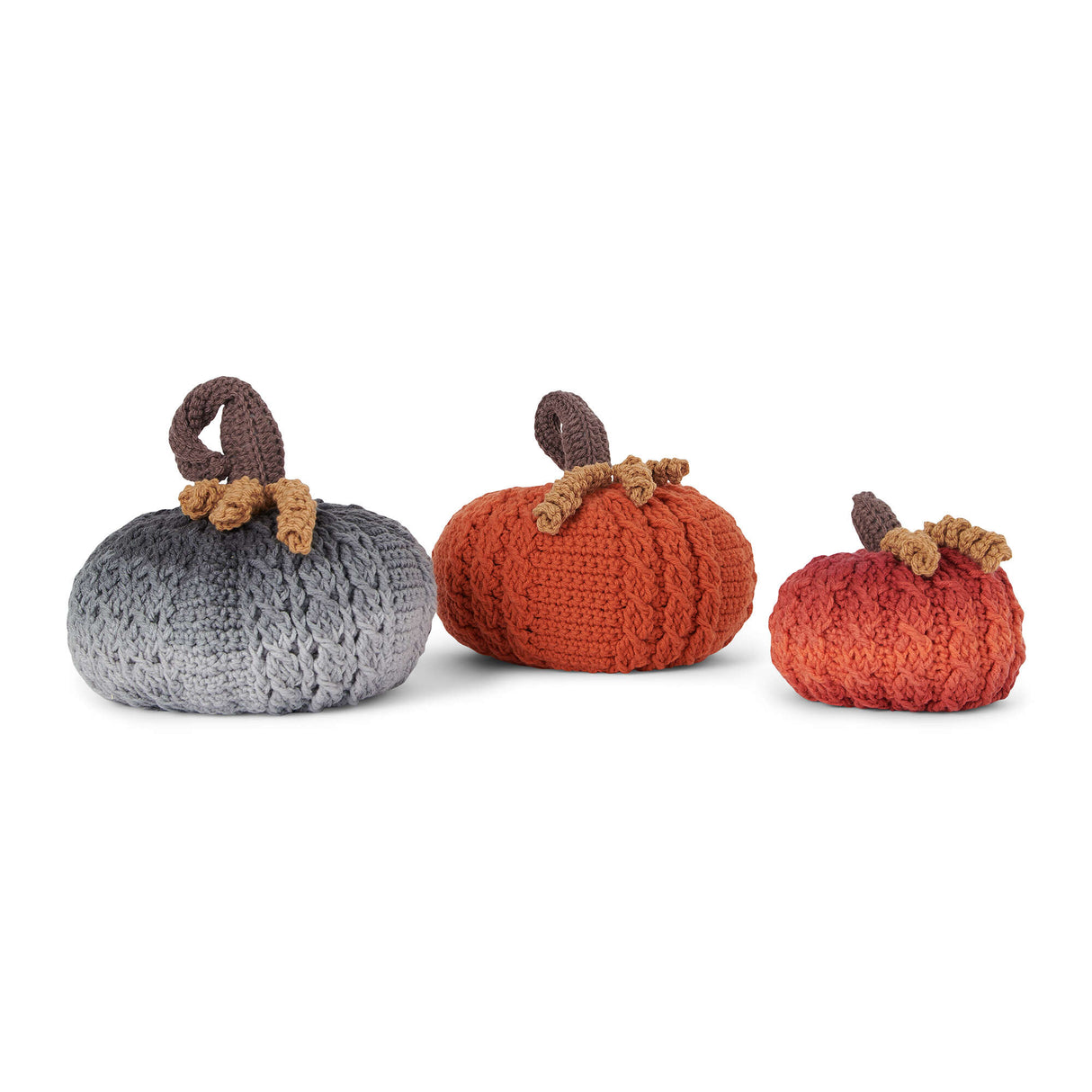 Free Braided Crochet Pumpkins Pattern