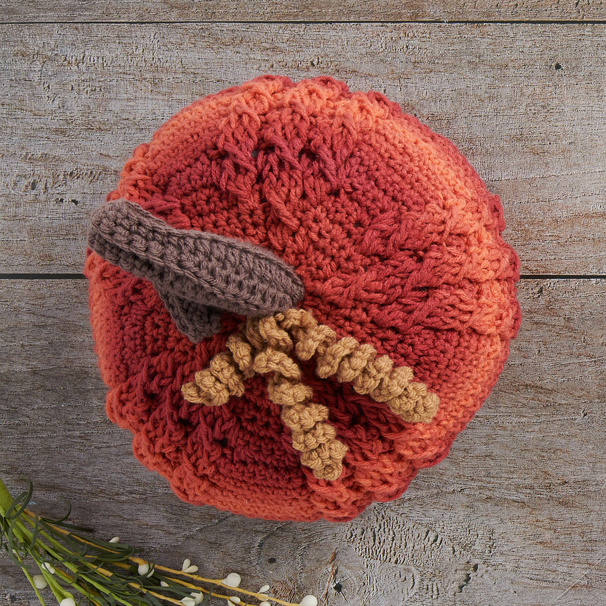 Free Braided Crochet Pumpkins Pattern