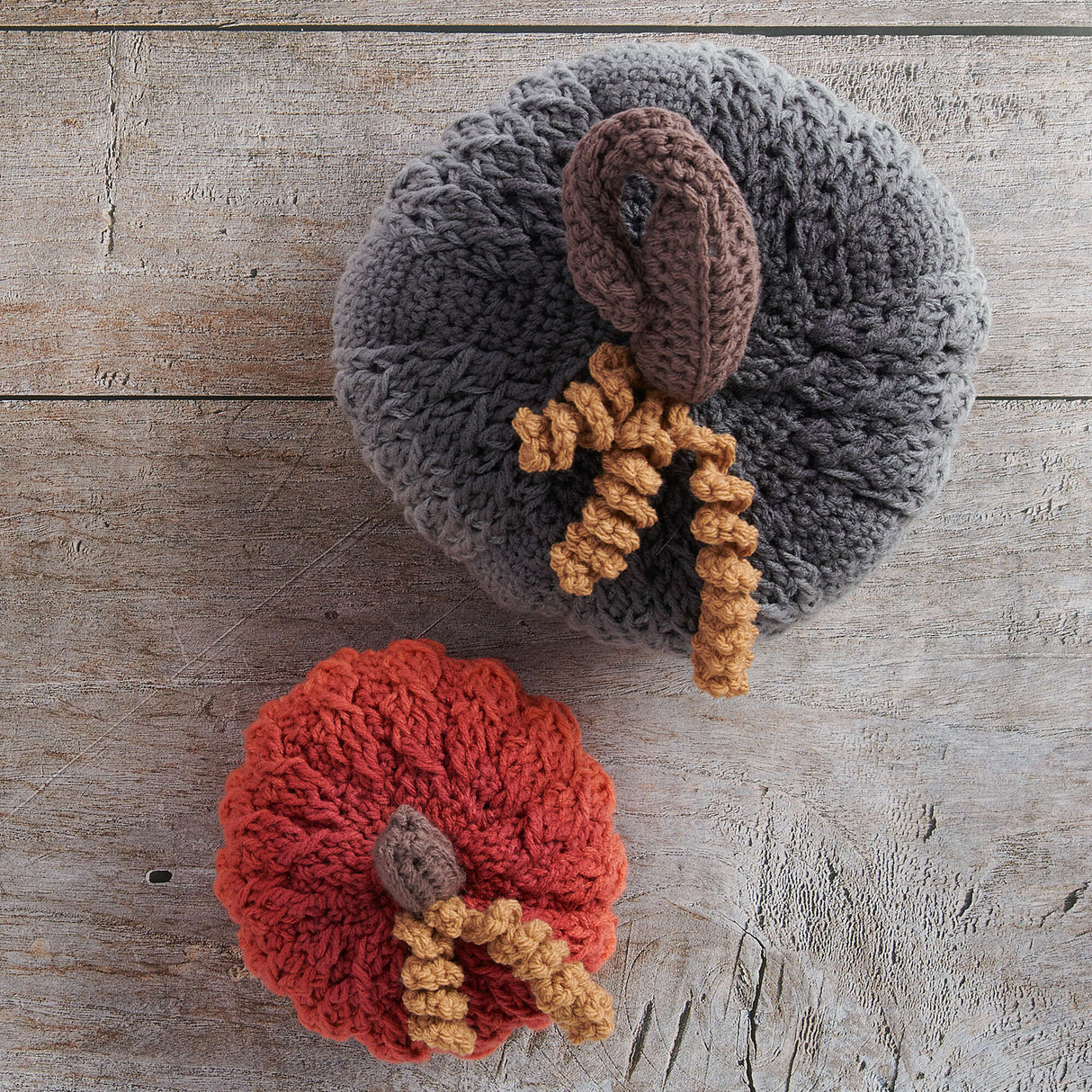 Free Braided Crochet Pumpkins Pattern