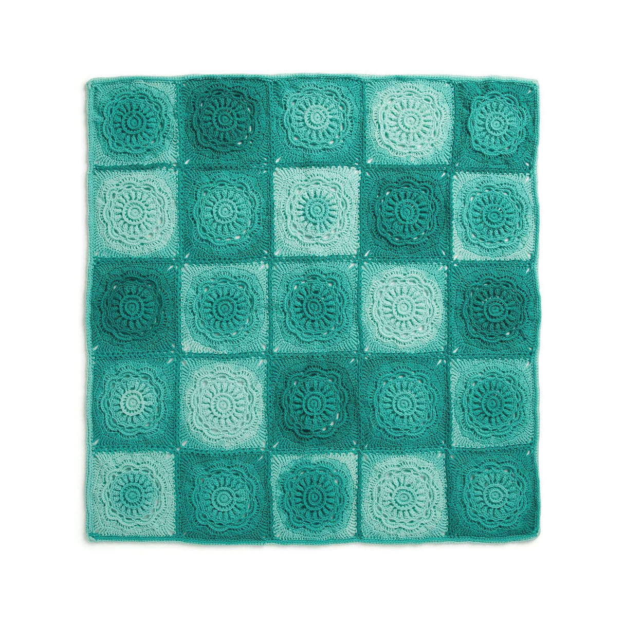 Free Floral Beauty Crochet Blanket Pattern