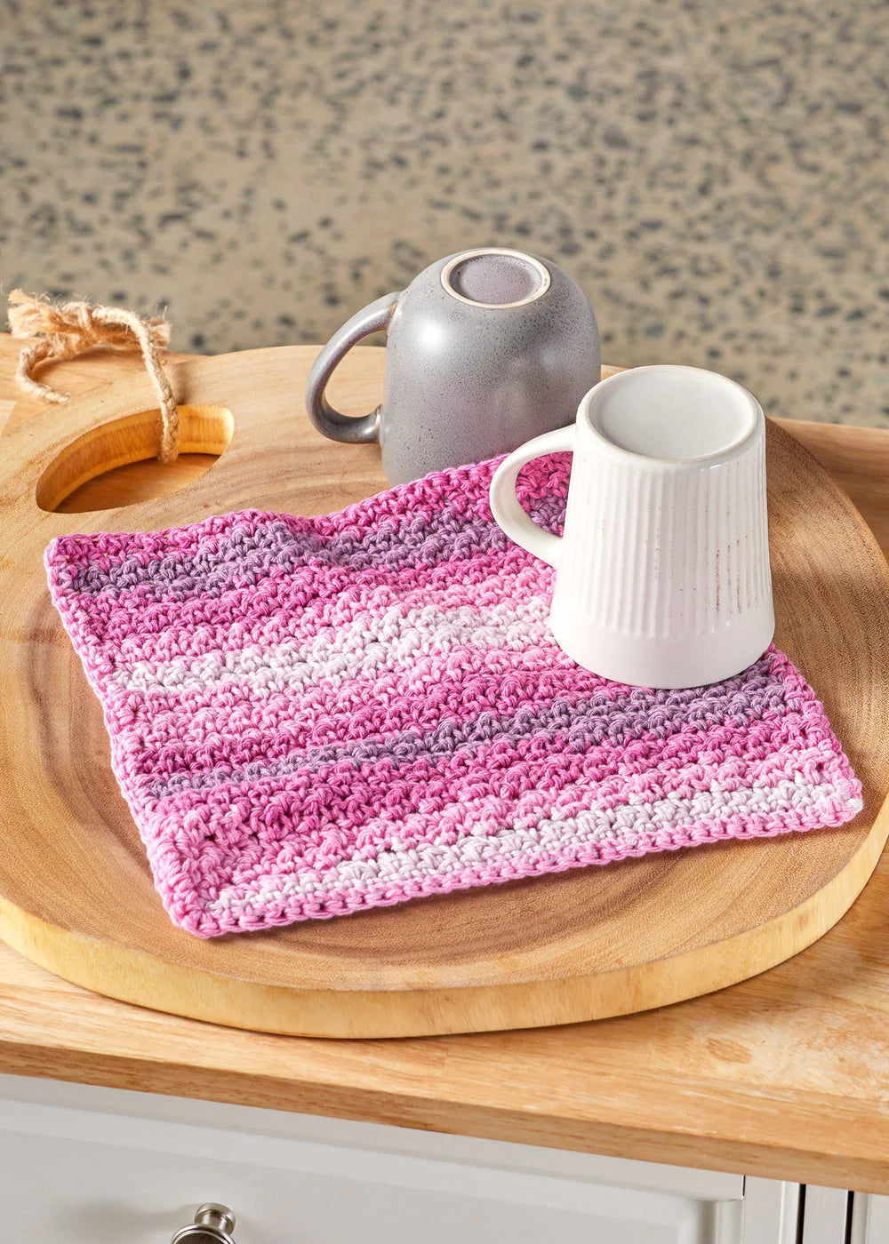 Free Rose Bud Dish Cloth Pattern