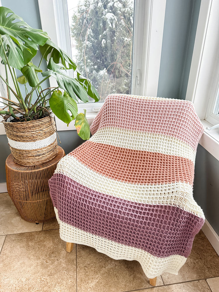 Couverture/jet pour bébé gaufré