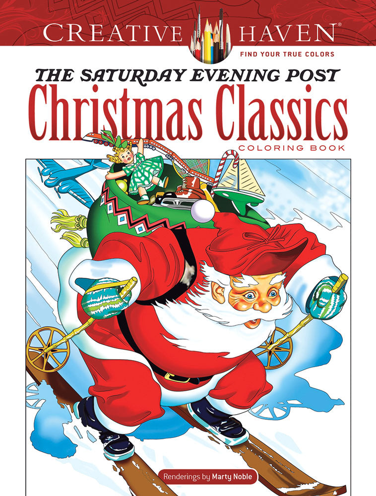 The Saturday Evening Post Christmas Classics Coloring Book