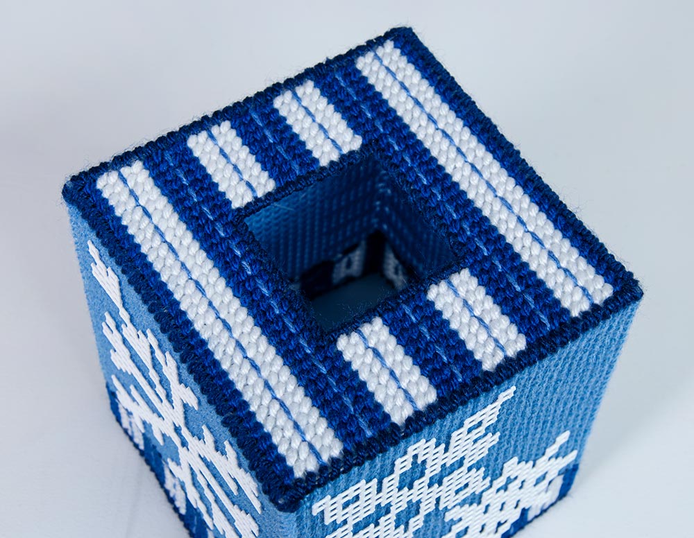 Snowflakes & Snowman Plastic Canvas Ensemble