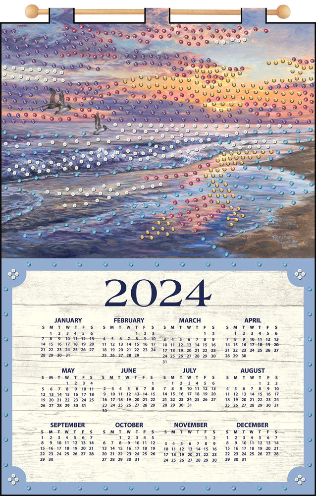 Pelican Beach 2024 Felt Calendar