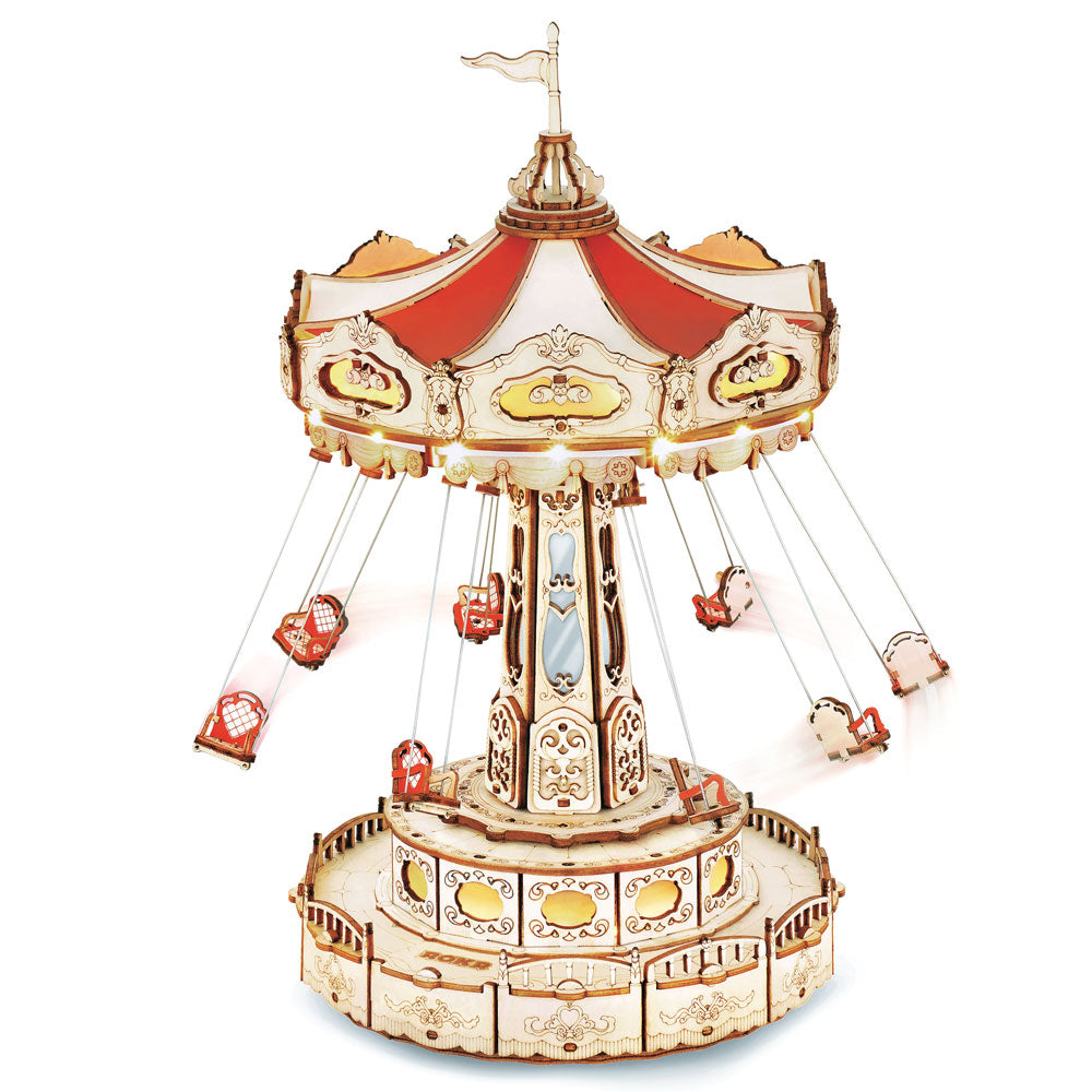 Swing Ride Wood Mechanical Model Kit