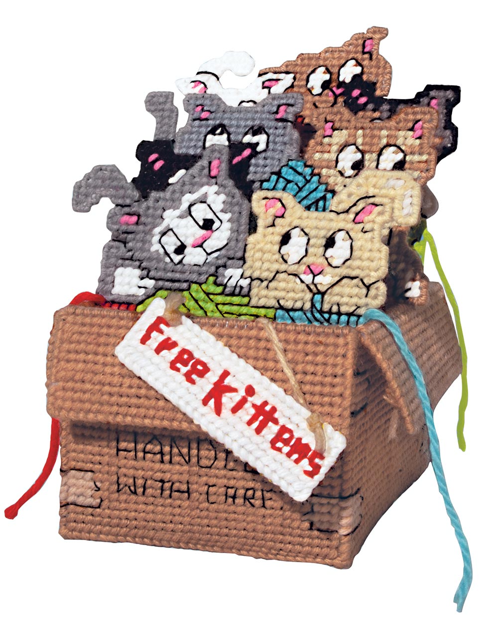 Free Kittens Plastic Canvas Kit
