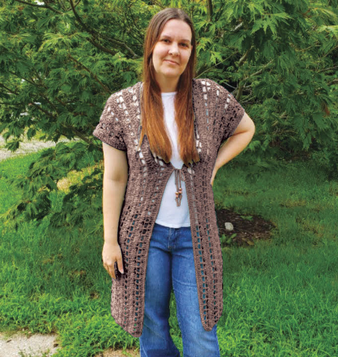 Crochet Vest Duster