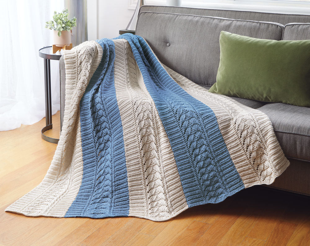 Fishtail Lace Throw Pattern