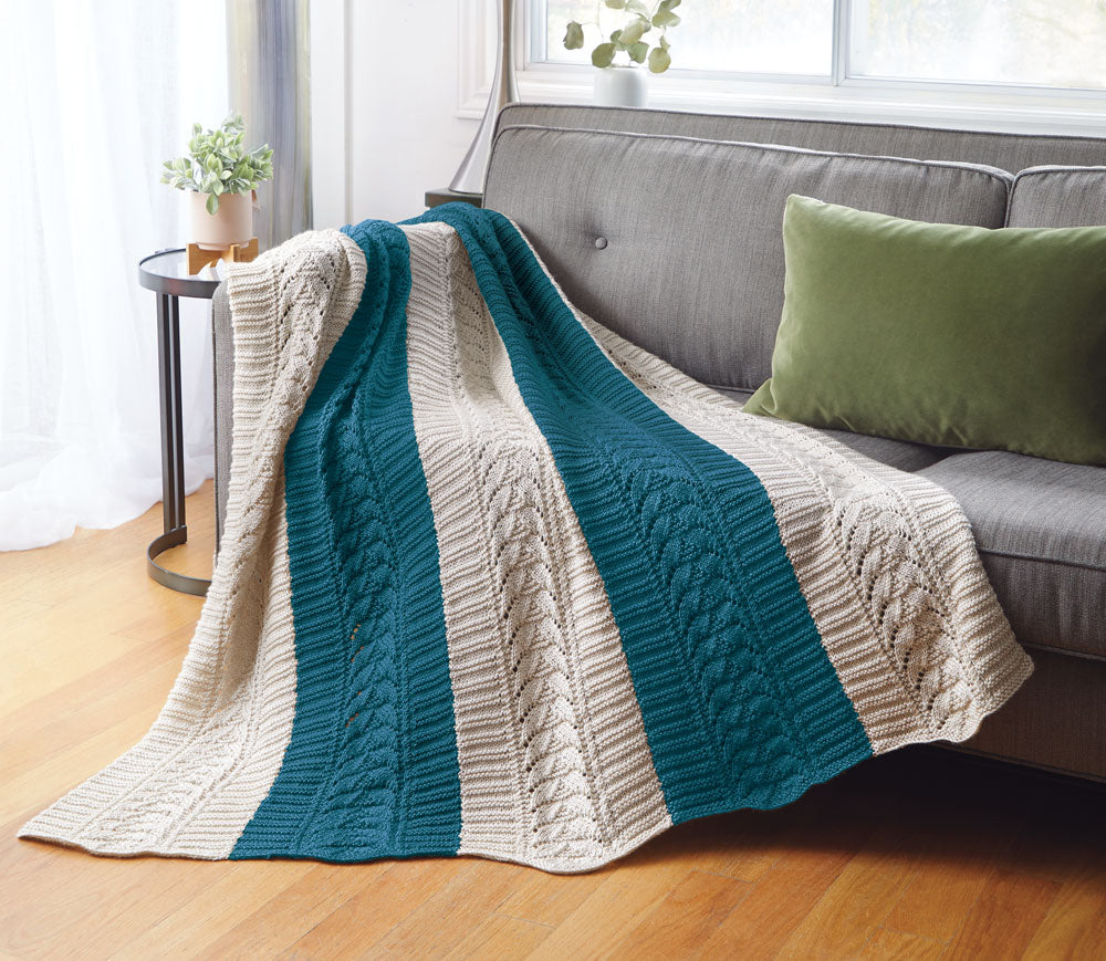 Fishtail Lace Throw Pattern