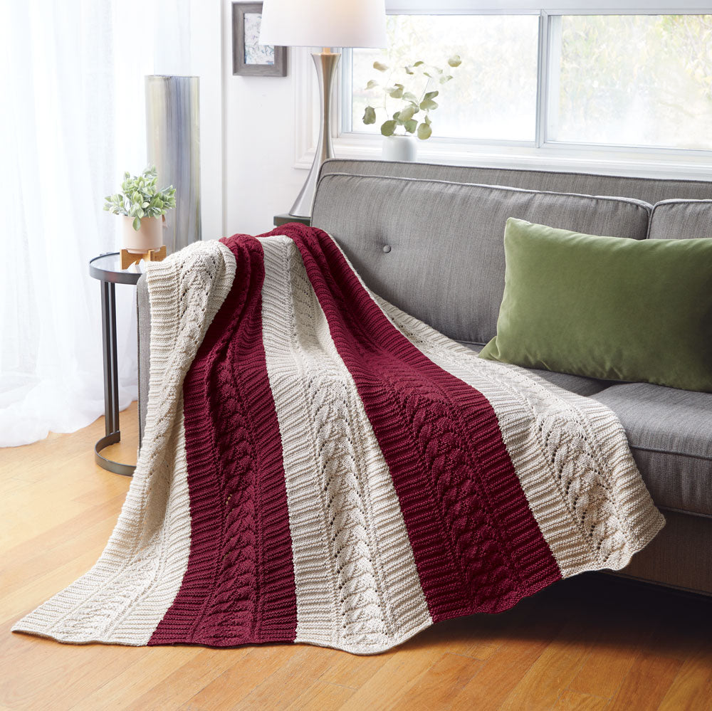Fishtail Lace Throw Pattern