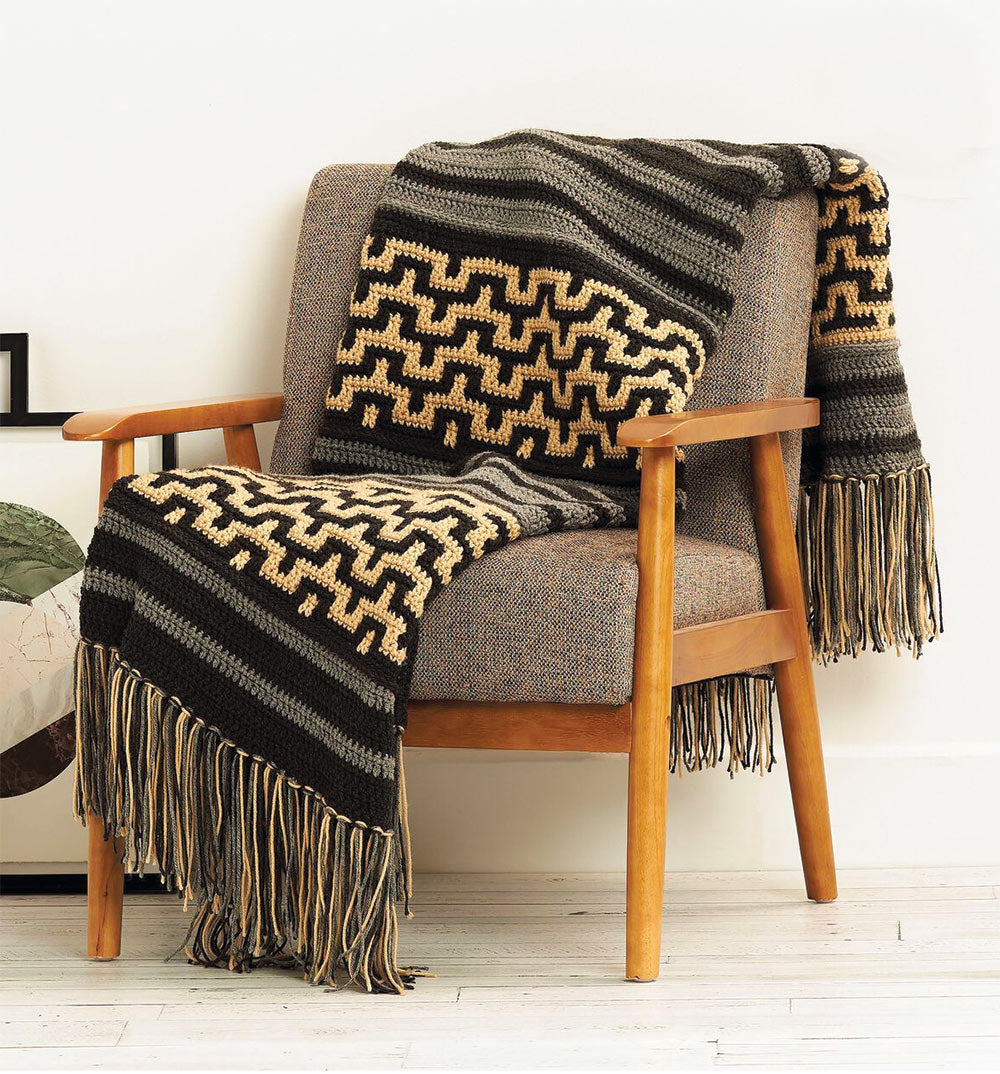 Couverture au point de mosaïque