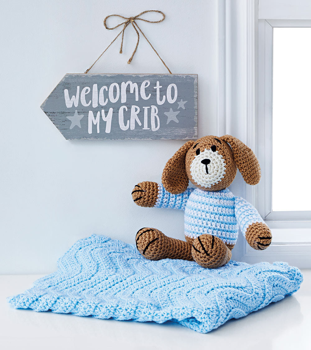 Brody Baby Blanket and Puppy