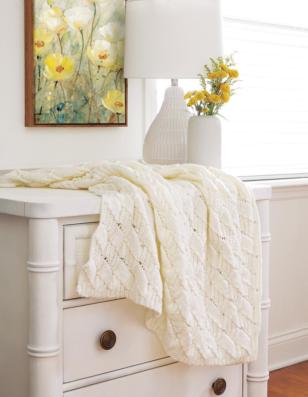 Not Your Average Knit Baby Blanket | Basketweave Project