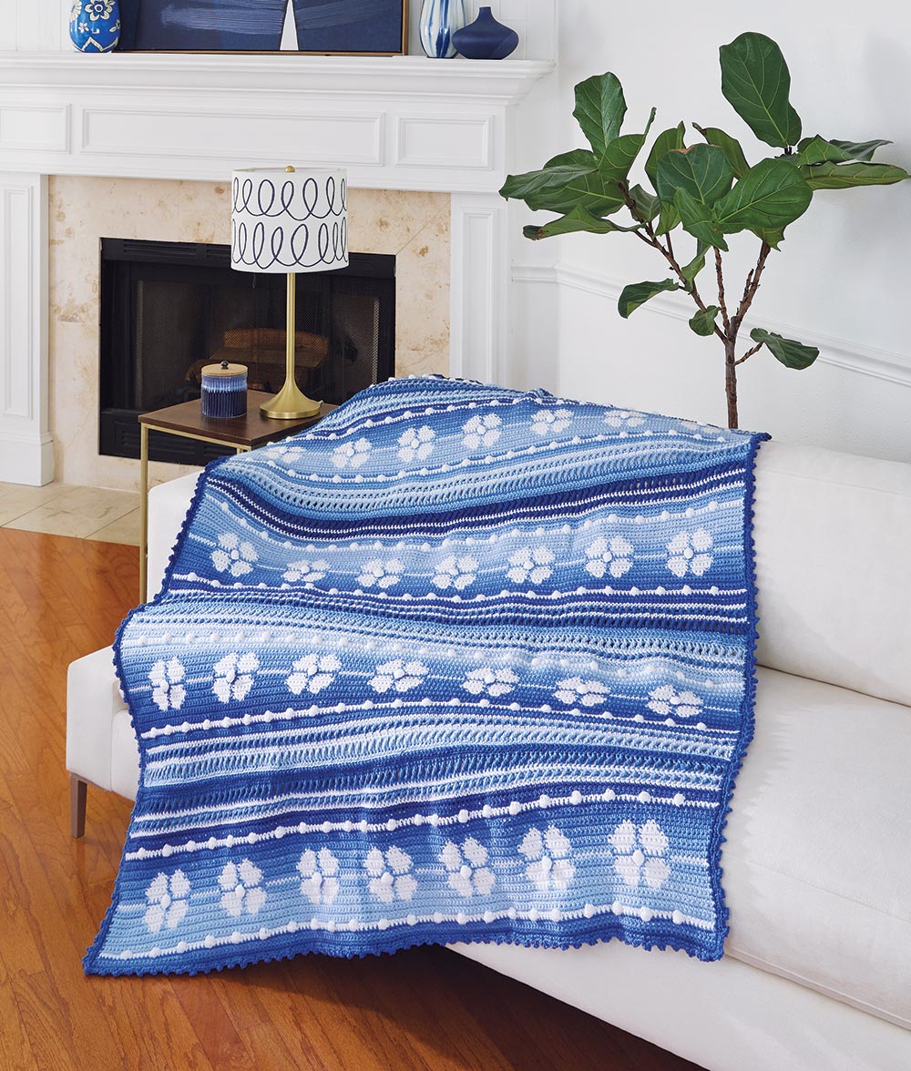 Flower Bands Blanket