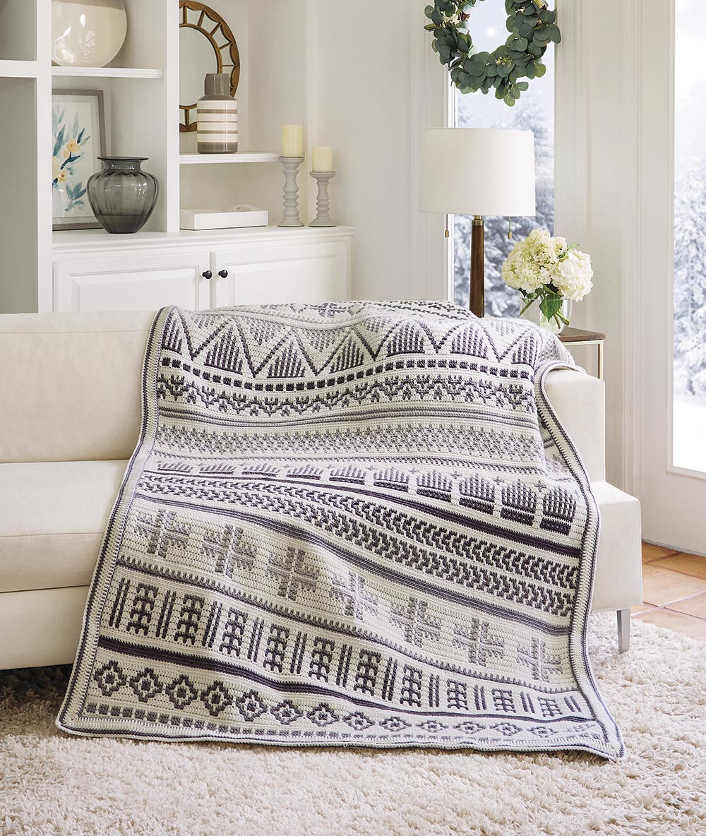 The Berber Ombre Afghan