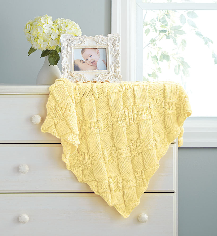 Manta de cintas tejidas