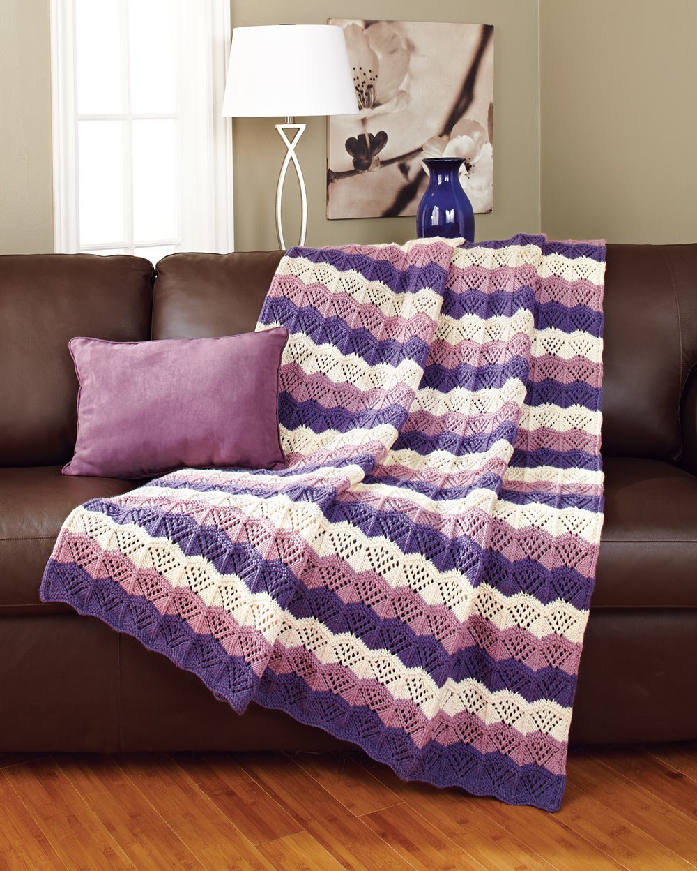 Lace Ripple Throw Pattern