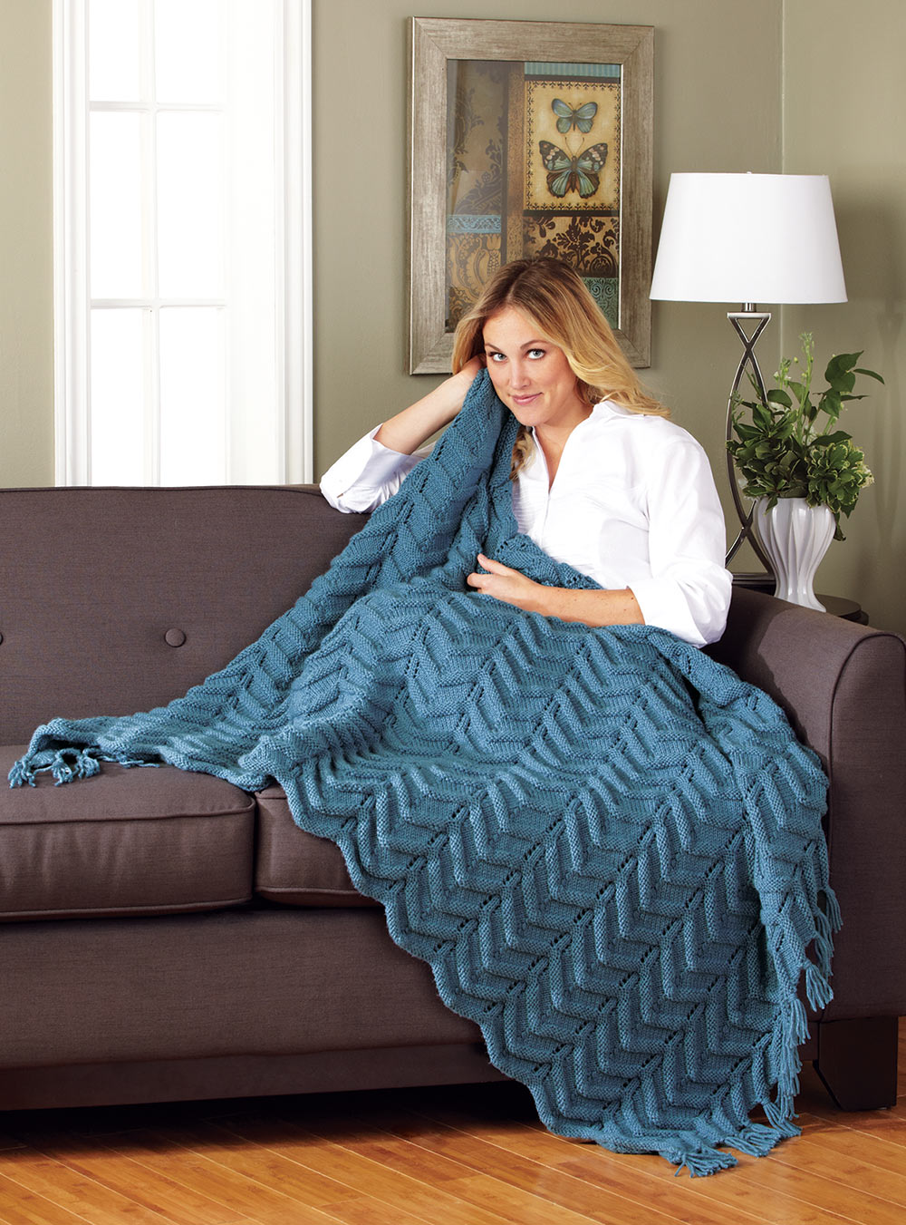 Motif de lancer vertical en zigzag