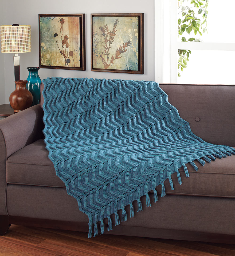 Motif de lancer vertical en zigzag