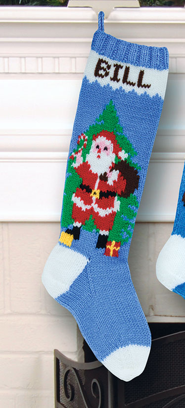 Heart and Cross Stitch Christmas Stocking Set of 2