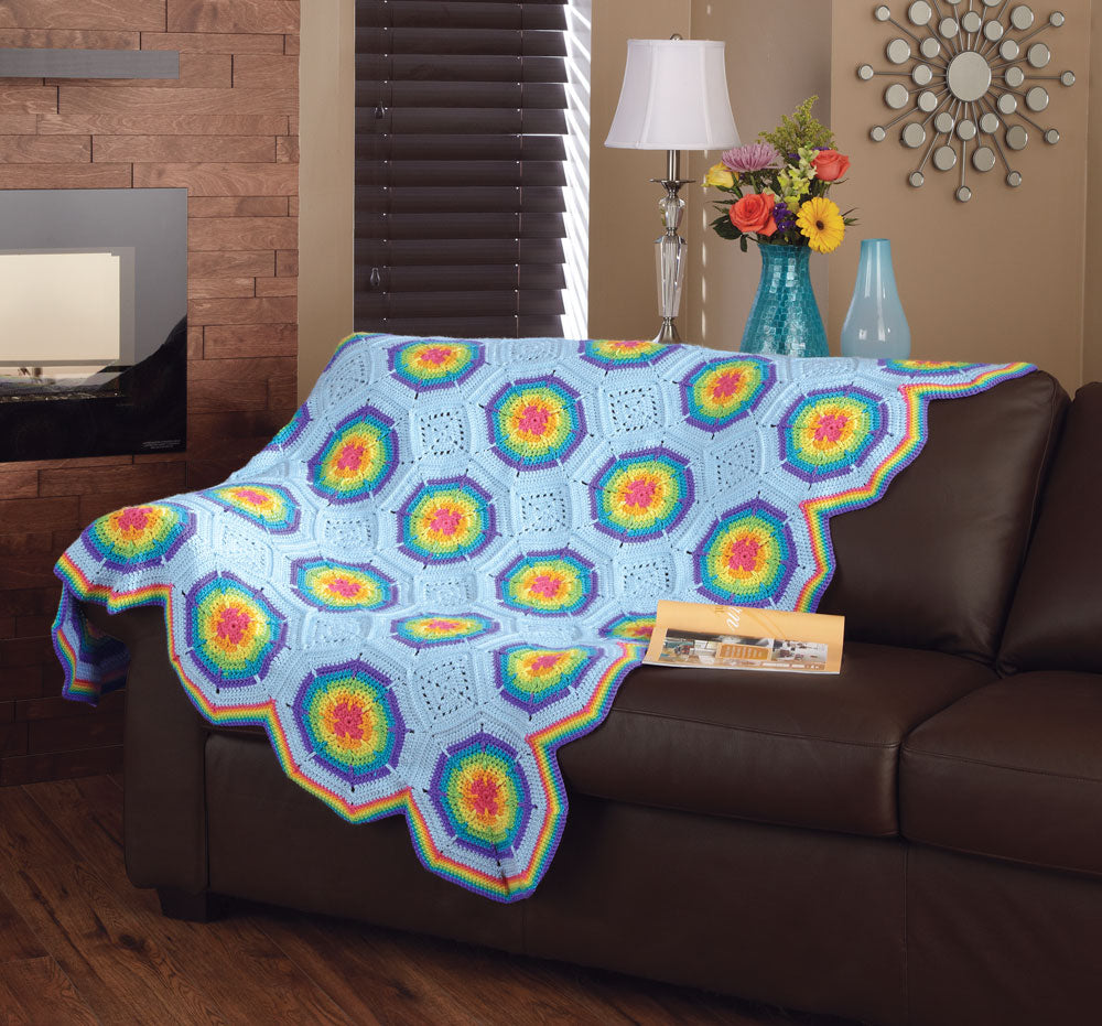 Rainbow Brights Afghan Pattern