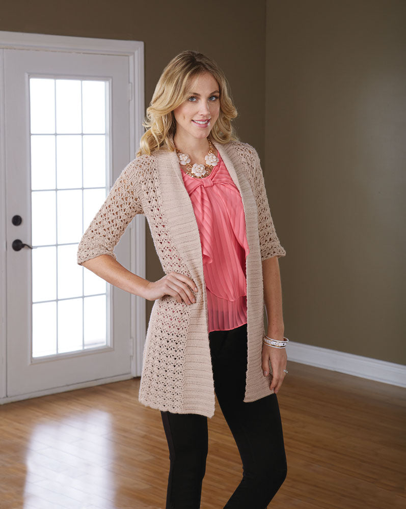 Patrón de chaqueta de ganchillo