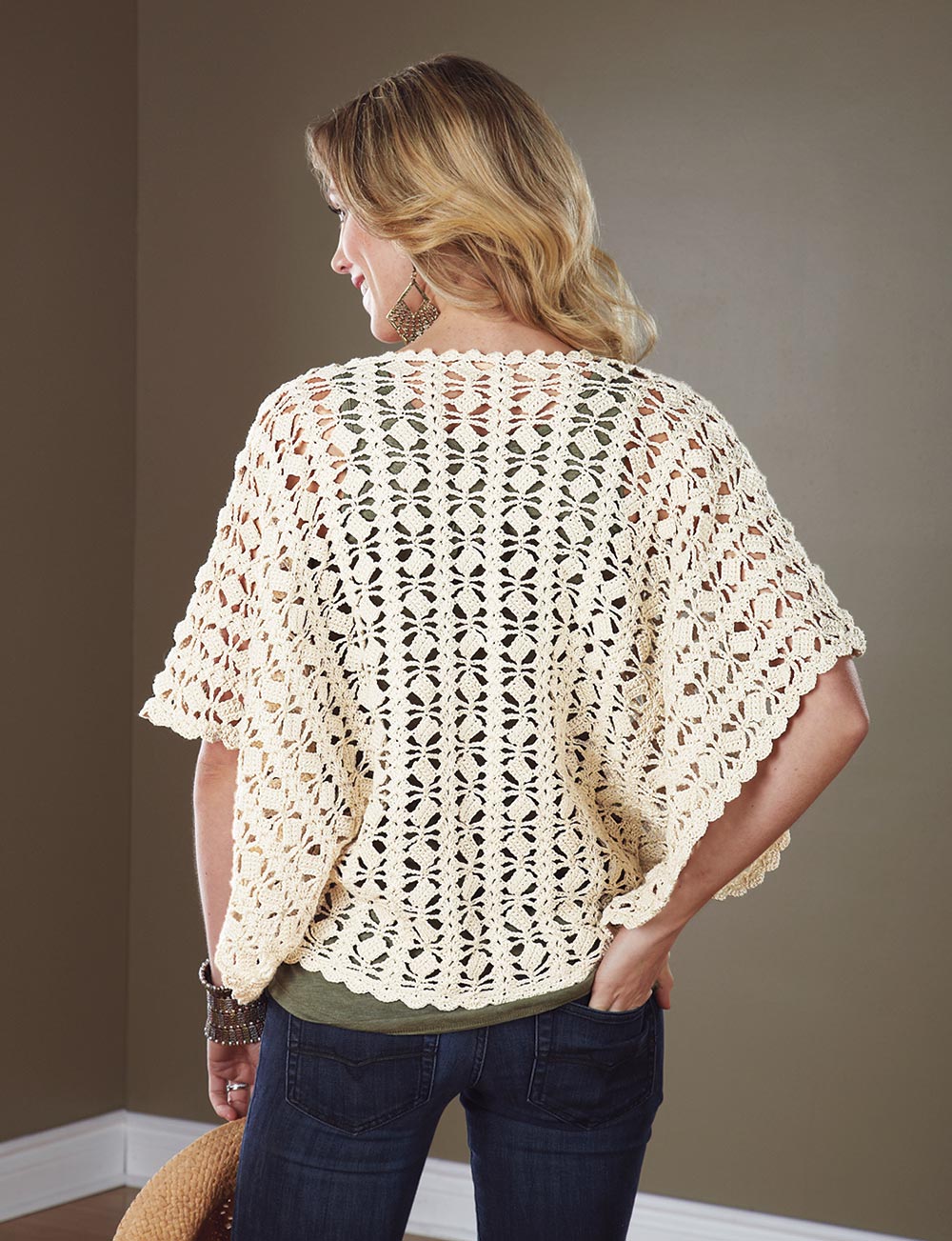 Delicate Floral Pullover Pattern