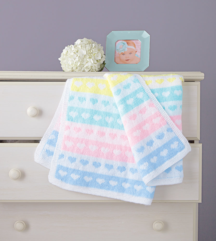 Manta Corazones Reversible