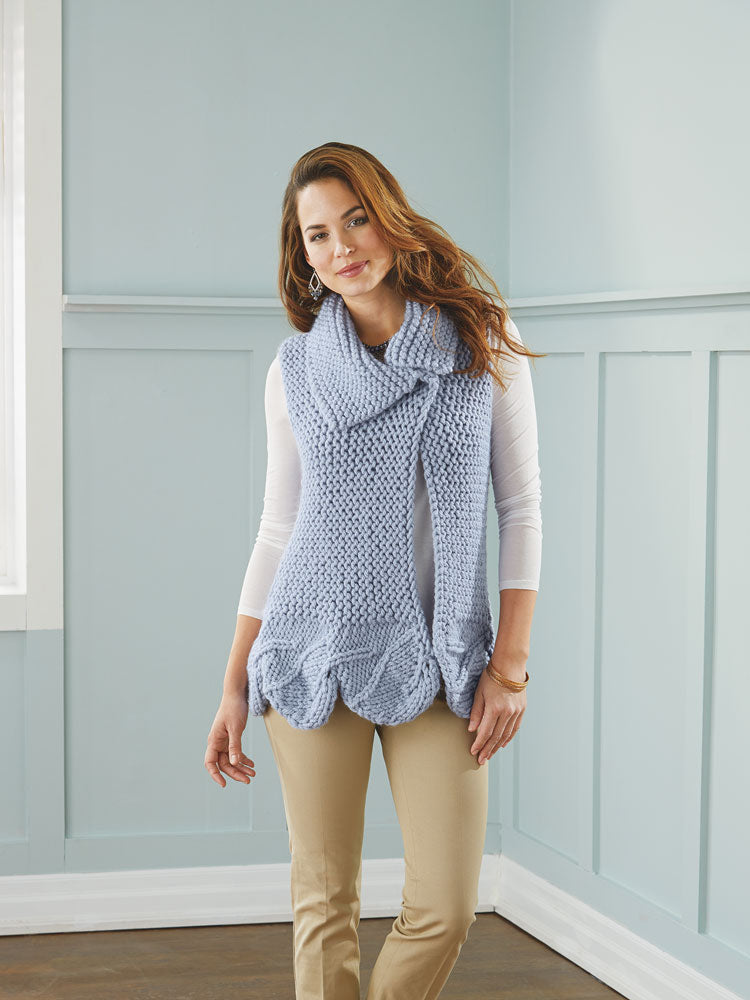 Leaf Border Vest Pattern