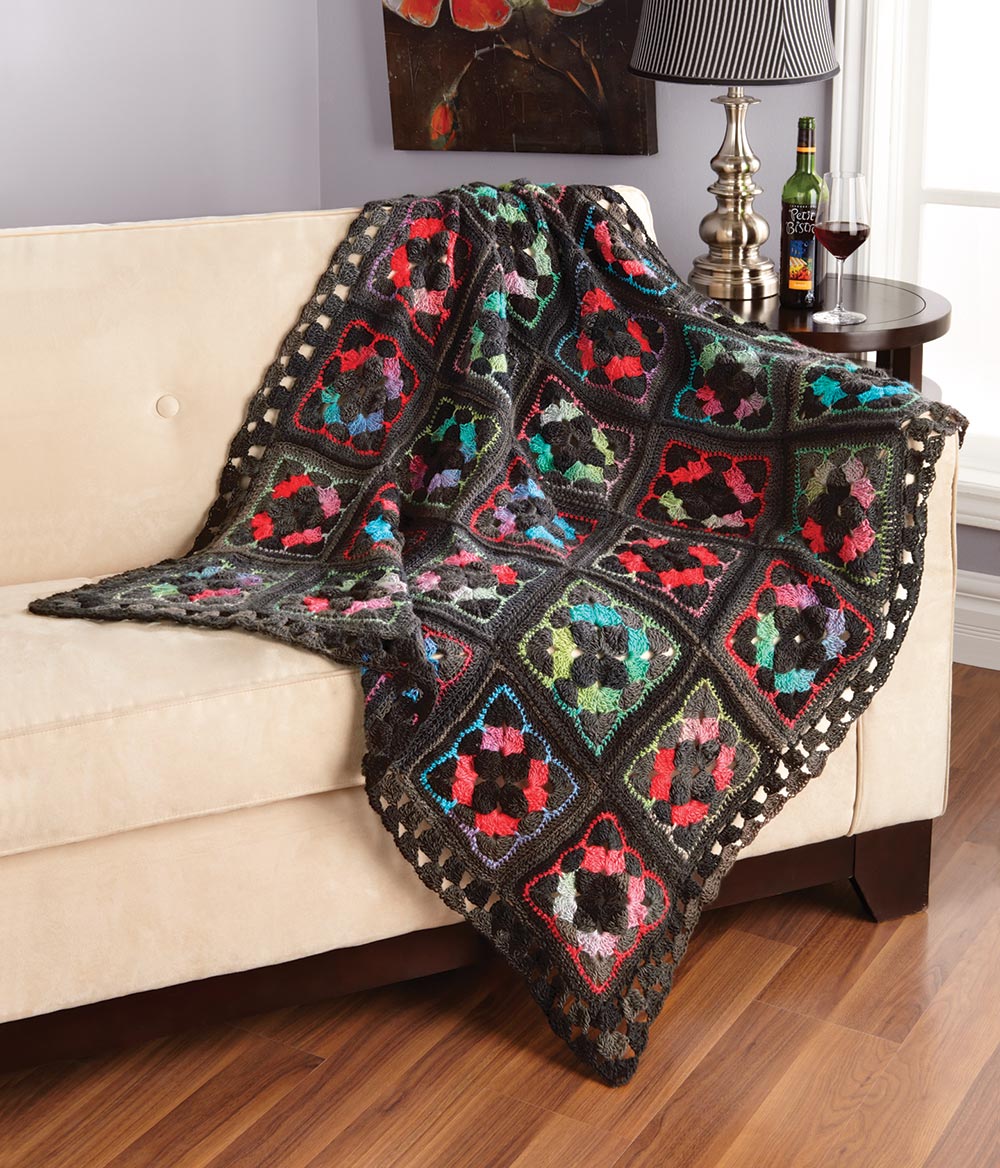 Black Diamond Prism Throw Pattern