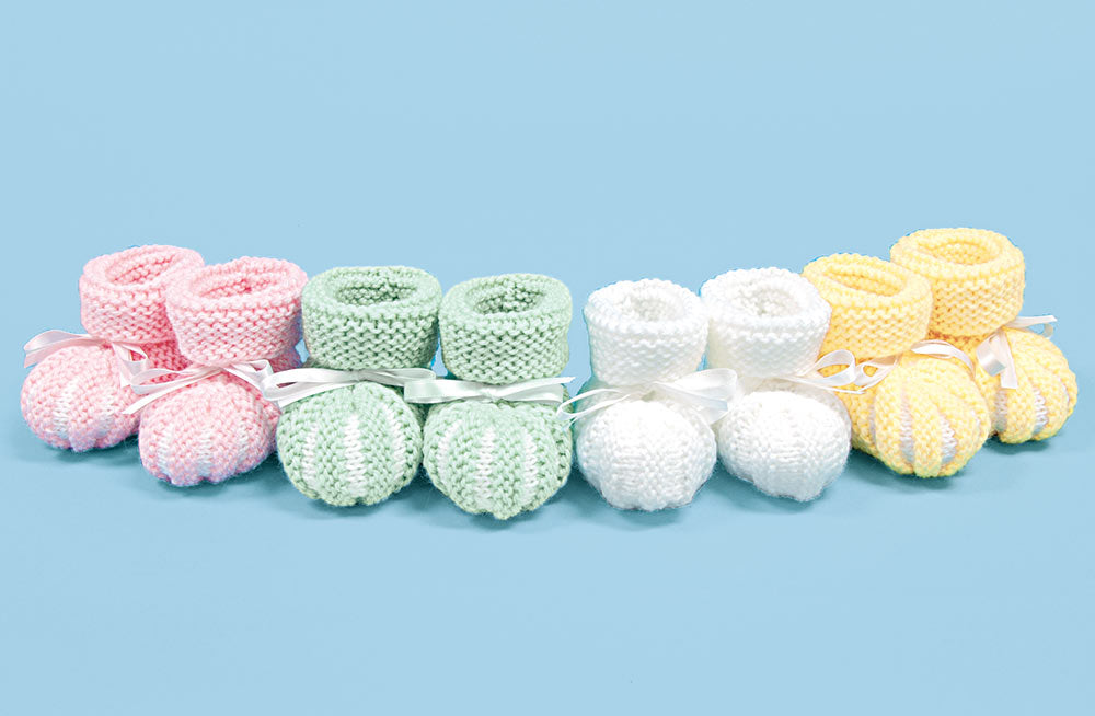 Patrón de patucos para bebé Little Darlin'