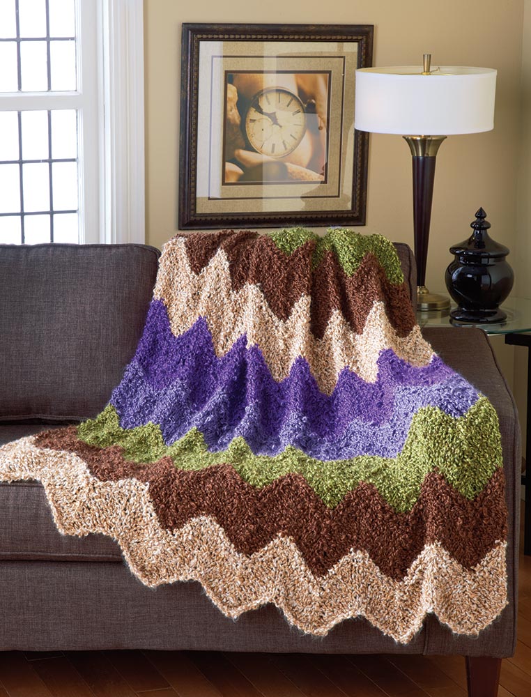 Motif ondulé doux et soyeux.