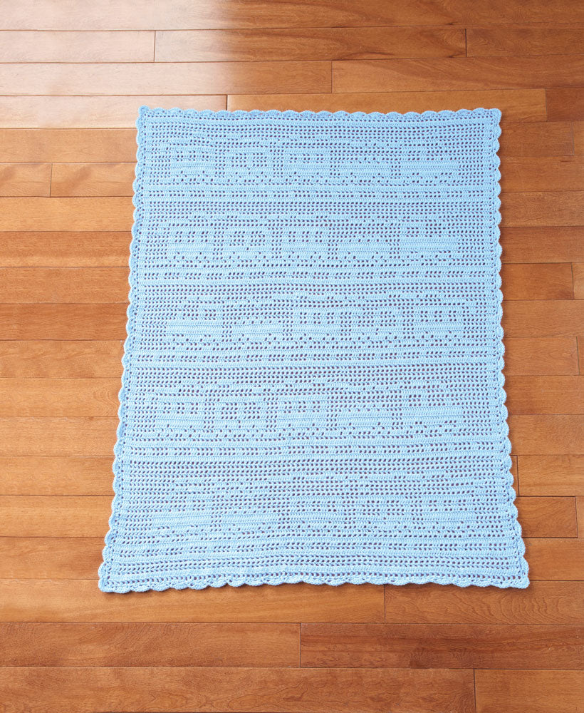 Choo Choo Baby Blankie Pattern