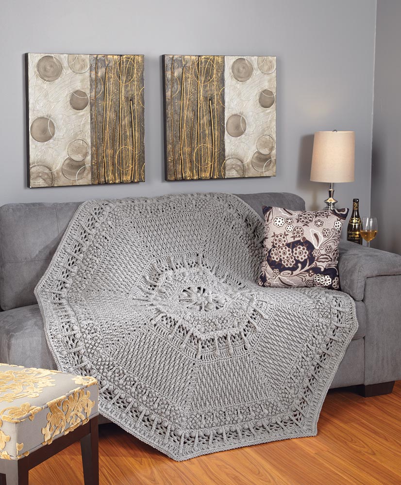 Silver Medallion Afghan Pattern