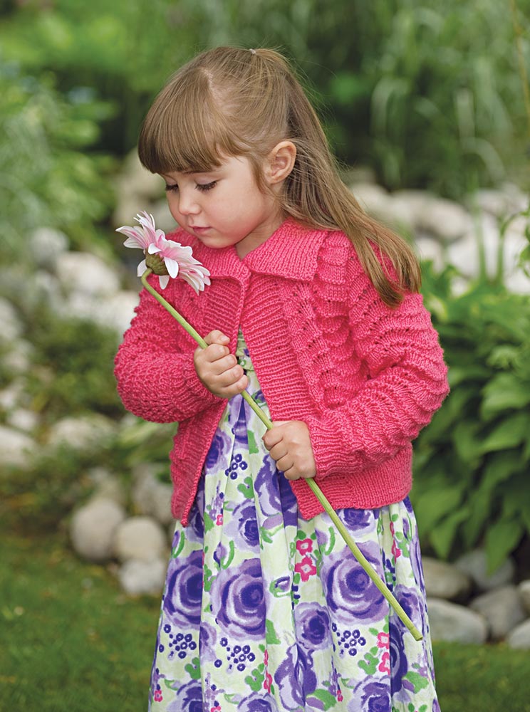Rippled Kid's Cardigan Pattern