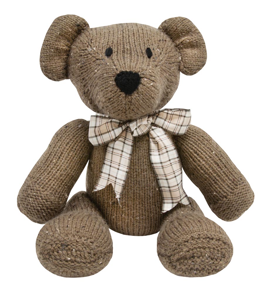 Patrón de peluche de tweed
