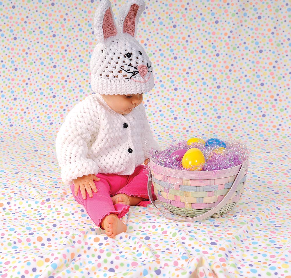 Bunny Sweater & Hat Crochet Pattern
