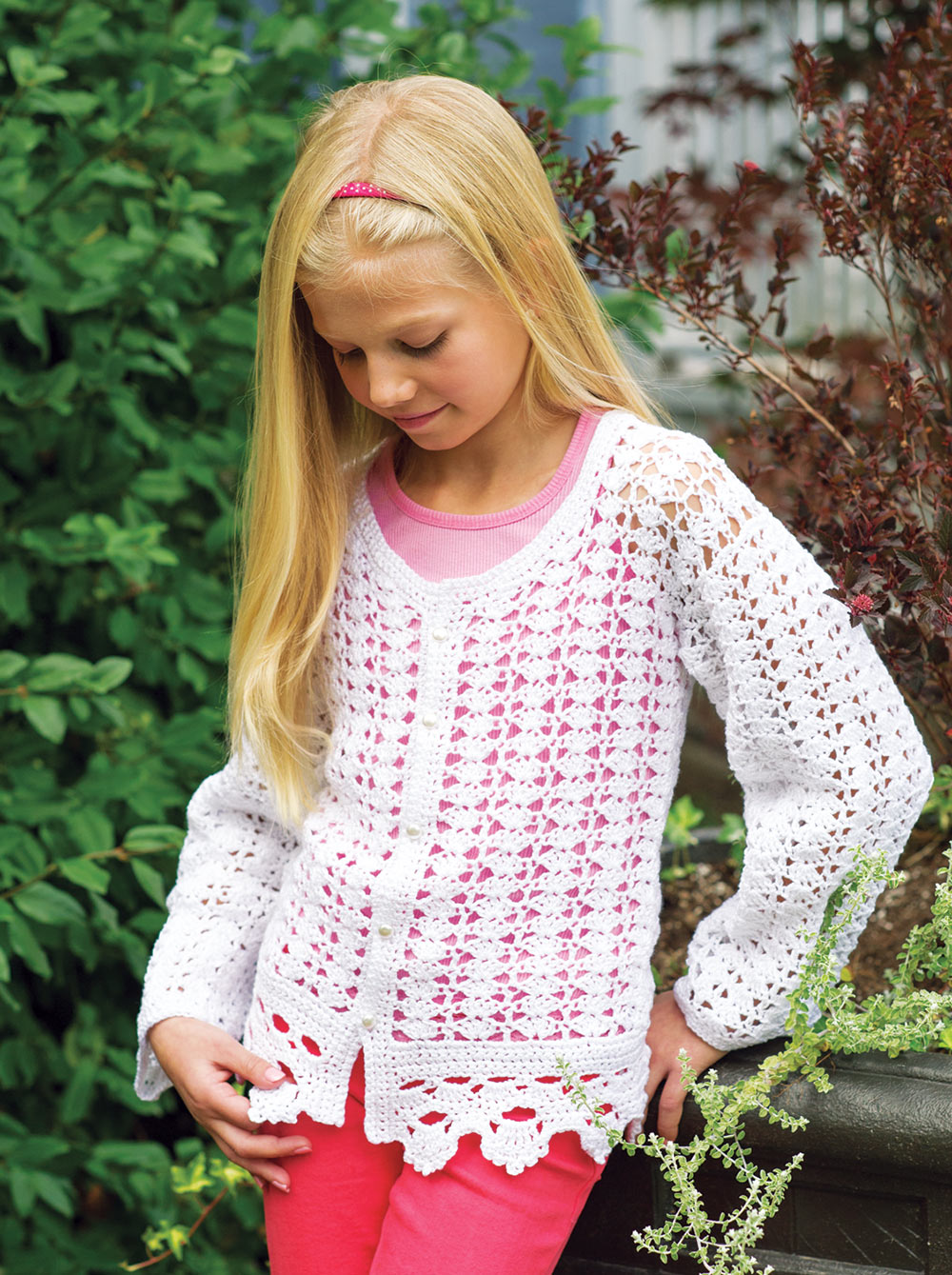 Child's Lacy Cardigan Pattern