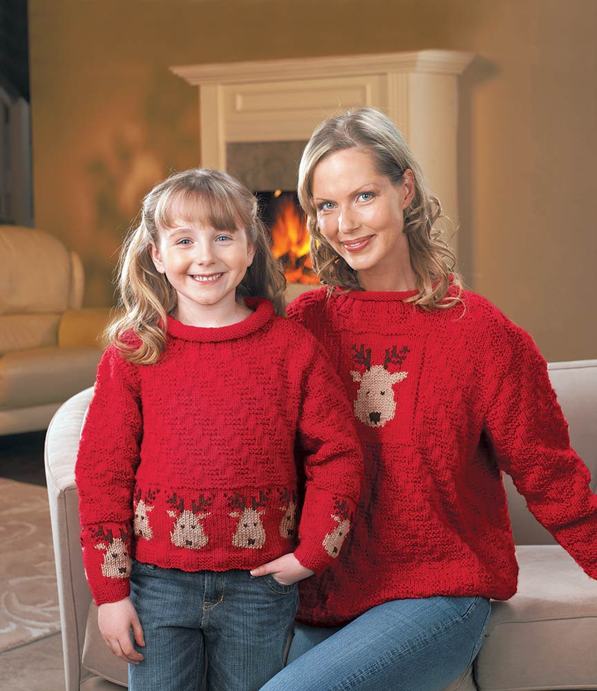 Child's Deer Pullover Pattern
