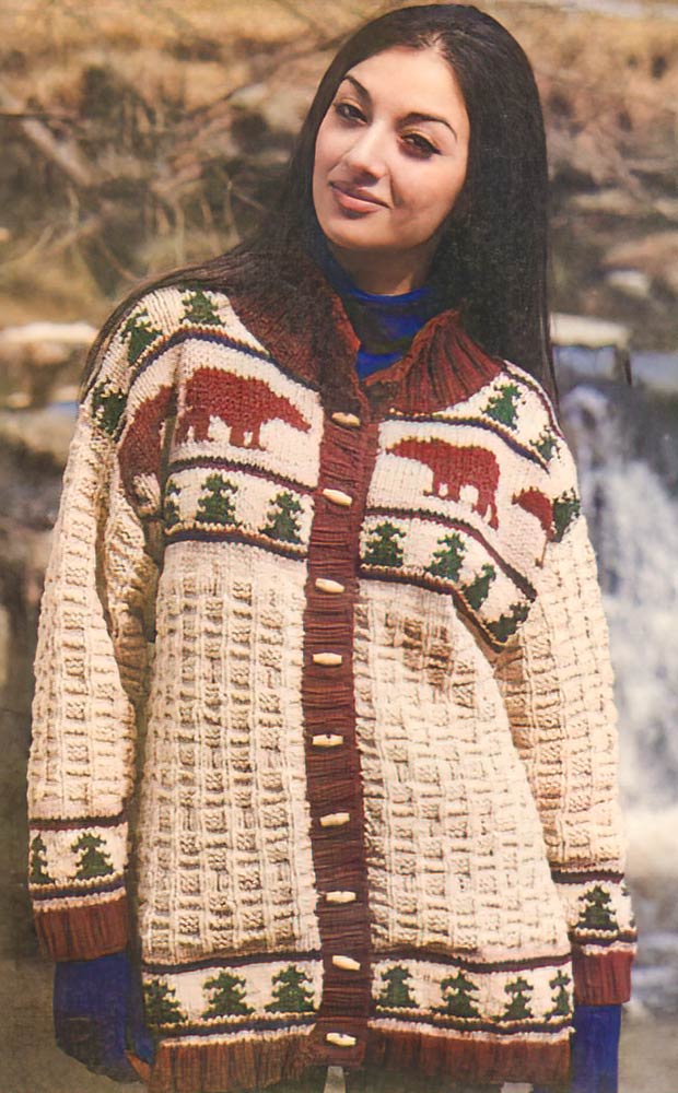 El patrón de abrigo estilo Lodge